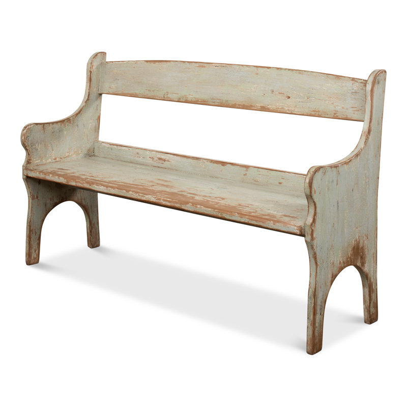Arlo Solid Wood Bench, Green