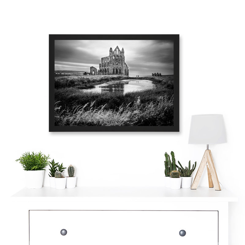 Whitby Abbey Ruin England UK - Single Picture Frame Print