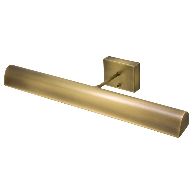LED Wall Mounted Picture Light, Antique Brass