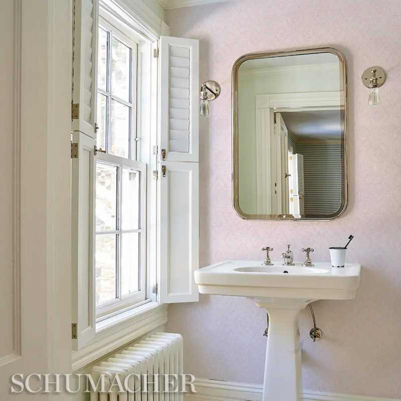 Tortola Paperweave Wallpaper, Pink