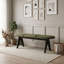 Banc rembourré avec confort moelleux à trois coussins et structure robuste-133358592