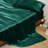Bedsure Satin Sheets King Size–4 Piece Silky Bed Set, 15" Deep Pocket Fitted Sheet, Flat Sheet & 2 Pillowcases, Buttery-Smooth, Good for Hair & Skin (Dark Green)-128731623-128731618