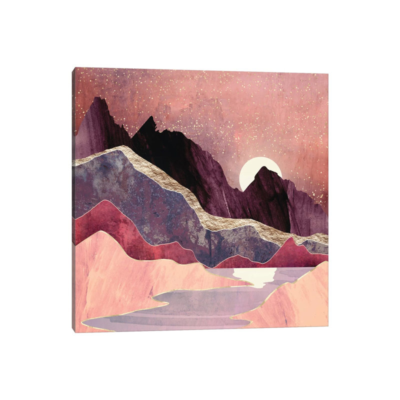 Blush Vista - Print on Canvas, 66.04 cm H x 66.04 cm W x 1.91 cm D, No Framed