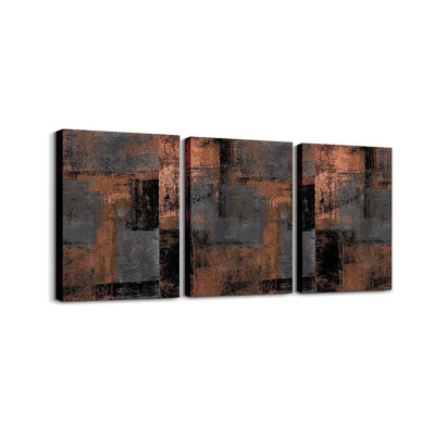 3 Piece Wrapped Canvas Wall Art