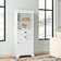 Gracie Oaks Jaiheem Freestanding Linen Cabinet & Reviews | Wayfair