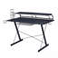 Bureau d'ordinateur avec tablette en carbone Techni Sport TS-200, noir