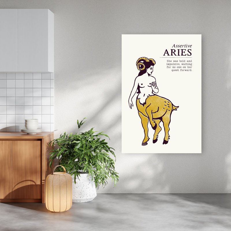 Bold Aries Journey Bold Classic Retro Wall Art Print 1 Piece Wrapped Canvas Wall Art, 152.4cm H x 101.6cm W