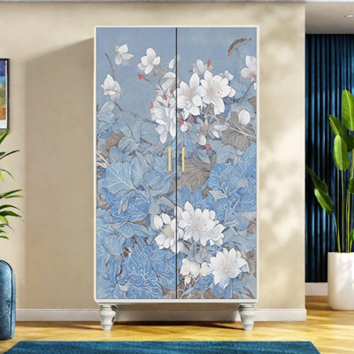 Modern Double Door Bedroom Wardrobe by Canora Grey