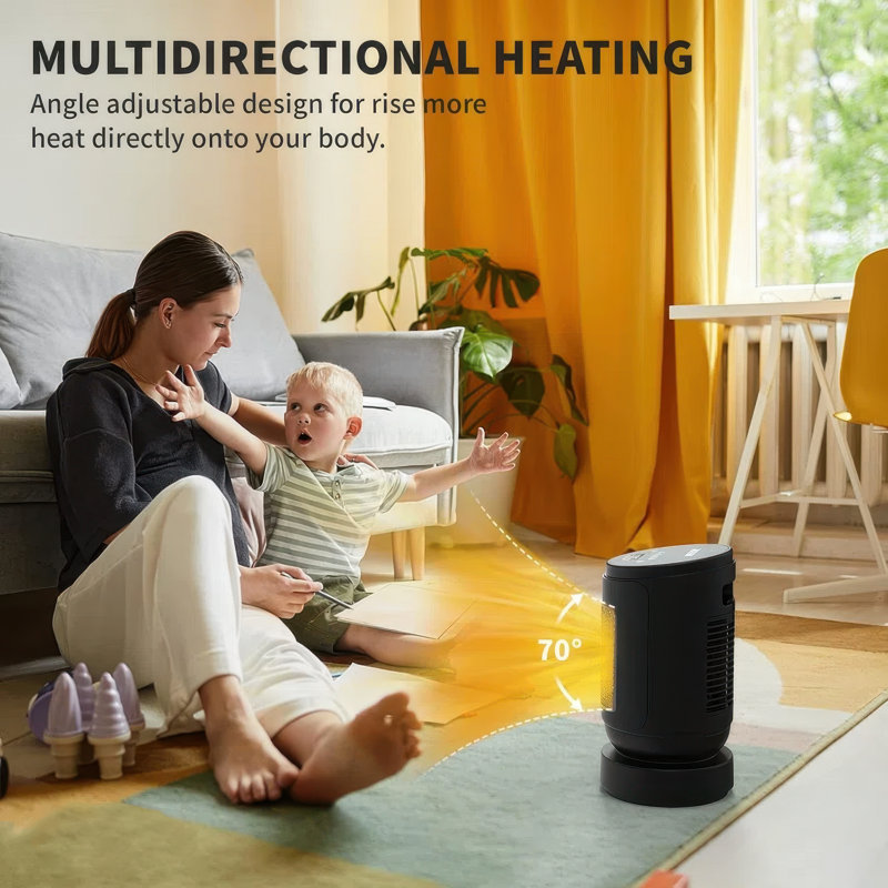Electric Ceramic Space Heater,1500W