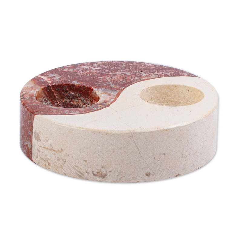 1.6'' H Stone Tabletop Tealight Holder