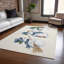 Tapis ivoire bonhomme de neige intérieur / extérieur lavable à la machine Xhevrie-1297425796