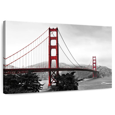 Pont du Golden Gate rouge vif