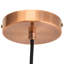 Ringsted 35cm Industrial Style Copper Adjustable Single 1 - Light Pendant