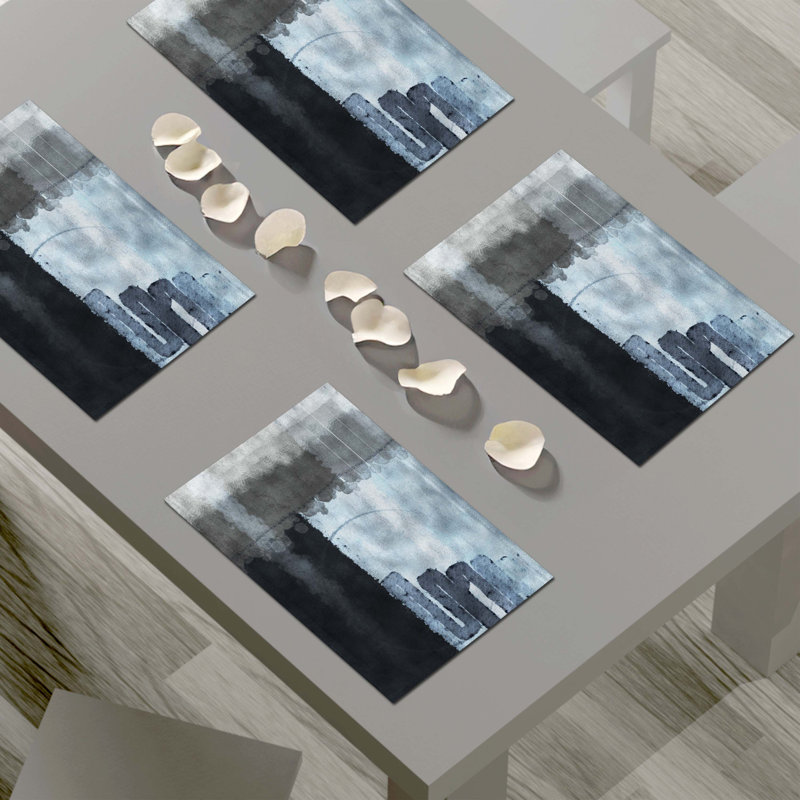 Polyester Abstract Rectangle Placemat