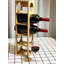 Alidade 5 Bottle Tabletop Wine Bottle Rack Brown
