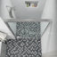 Porte de douche coulissante double en verre trempé l 48 po x H 76 po-92618913