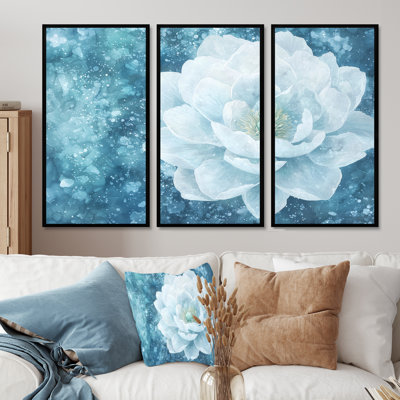 Adamariz - ensemble d'art mural pivoines