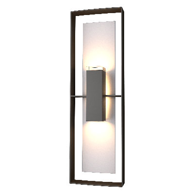 Shadow Box Flush Mount Outdoor Wall Sconce