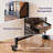 9-Tier Rolling File Organizer With Upright Trays & Drawer - Modern Office Paper Storage Cart With Mesh Shelves
