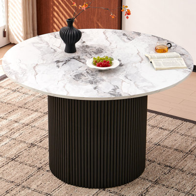 Fairyn 47" Round Dining Table by Millwood Pines