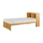 Modern Platform Bed Bookcase Headboard Wooden Bedroom Furniture 1Pc