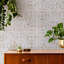 Antigua Lis 13" x 13" Straight Edge Porcelain Metal Look Wall Tile-408052629