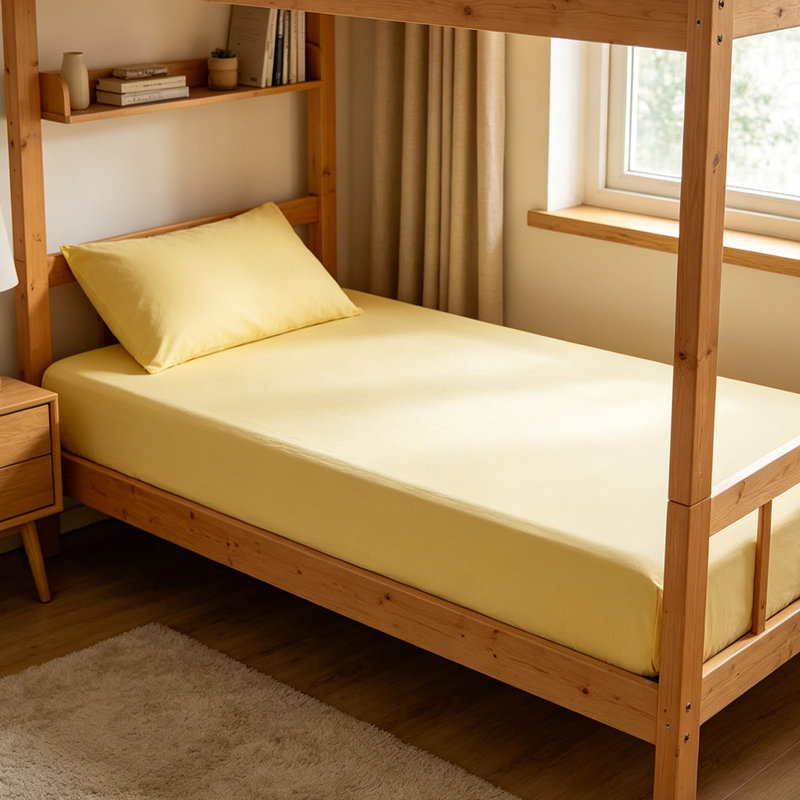 Fitted Sheet, Yellow