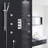 Kristal Thermostatic 3-Outlet Shower System Set with 12" Square Rainfall Head & 6 Body Jets