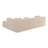 105.5'' Minimalist Modular Sectional Sofa With Chaise For Versatile Living Spaces-249349390