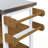 Outdoor Kitchen Island with Lockable Wheels, Storage Cabinet and Towel Rack-913943035