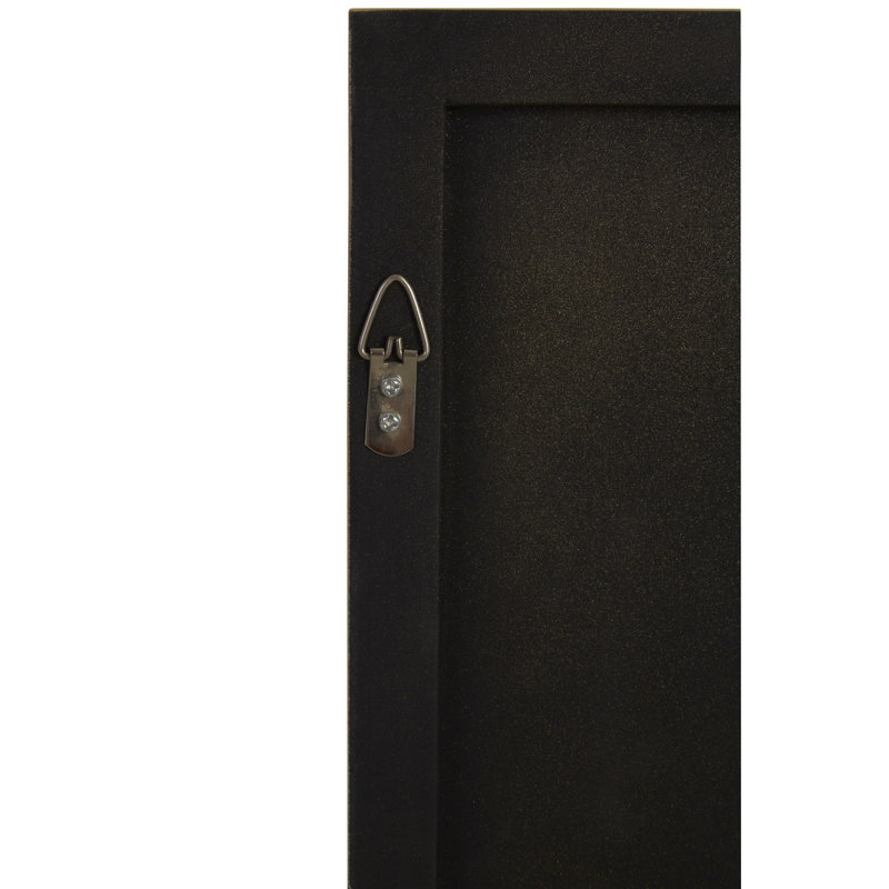 Louann Solid Wood Flat Wall Mirror, 42cm H x 42cm W