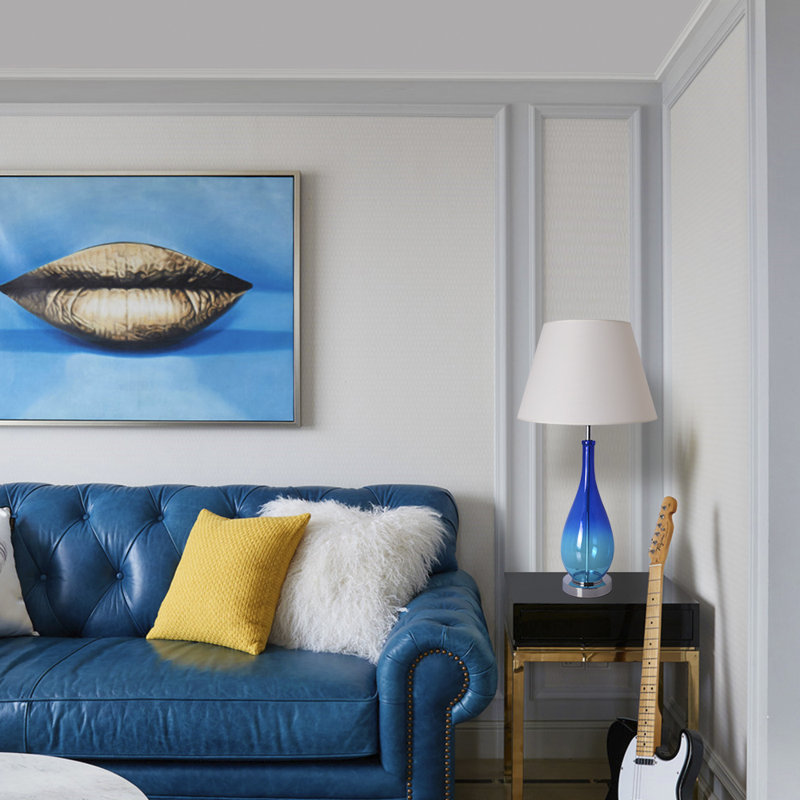 Samirah Table Lamp, Blue Ombre