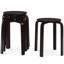 Ensemble de tabourets empilables 4 pièces Venner