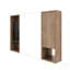 Armoire de salle de bain murale à miroir avec tablettes réglables et rangement, parfaite pour les salles de bain organisées