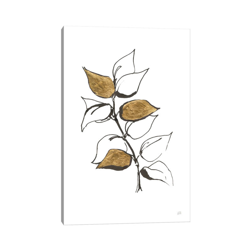 Leafed VIII by Chris Paschke - Wrapped Canvas Painting, 101.6 cm H x 66.04 cm W x 1.91 cm D