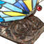 Cristobal 9"H Colourful Butterfly Stained Glass Novelty Light
