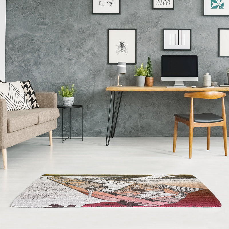 Chenille Indoor Rug, Rectangle 2' x 3'