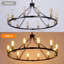 Turco 12 - Light Wagon Wheel Chandelier-83692189