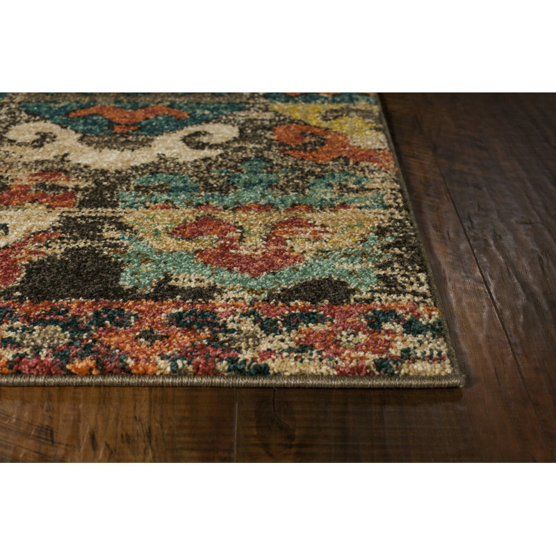 Tapis taupe Dinja, Rectangle 5 pi 3 po x 7 pi 7 po