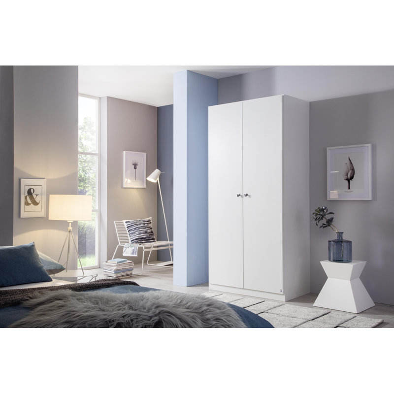 Buchholz 2 Door Wardrobe, White