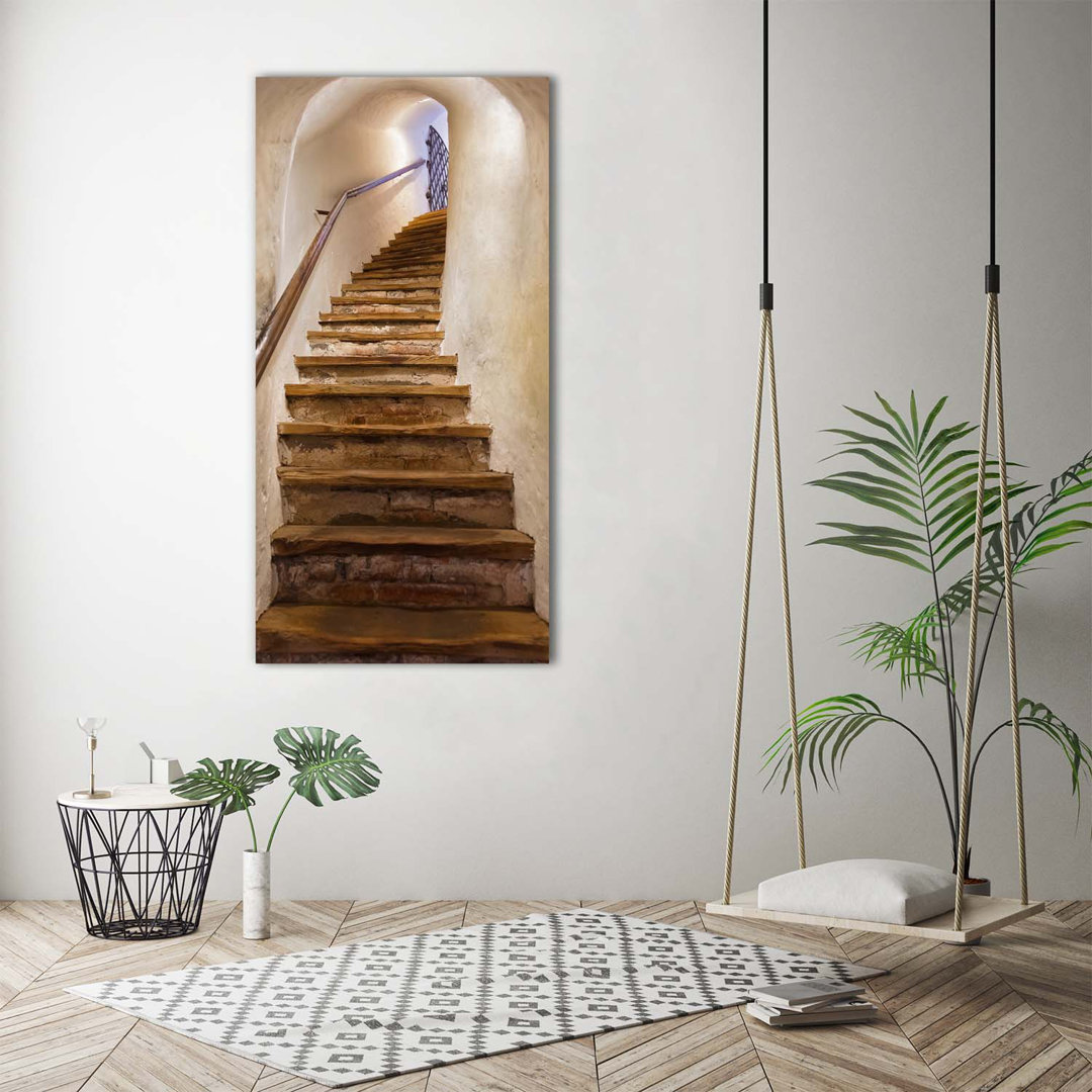 Treppen im Schloss - Kunstdrucke auf Leinwand - Wrapped Canvas