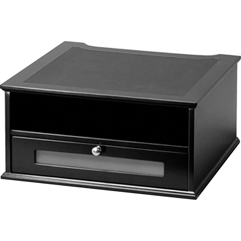 Fayyaz Manufactured Wood Monitor Stand, Midnight Black