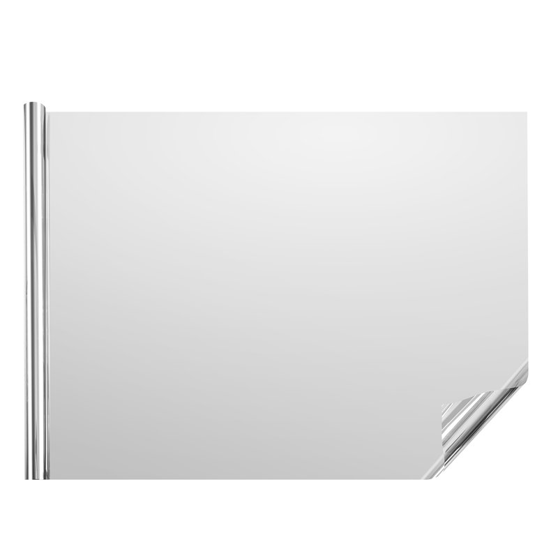 Film de fenêtre d'intimité One Way, H 36 po x l 591,6 po x P 0,05 po, Argent argent