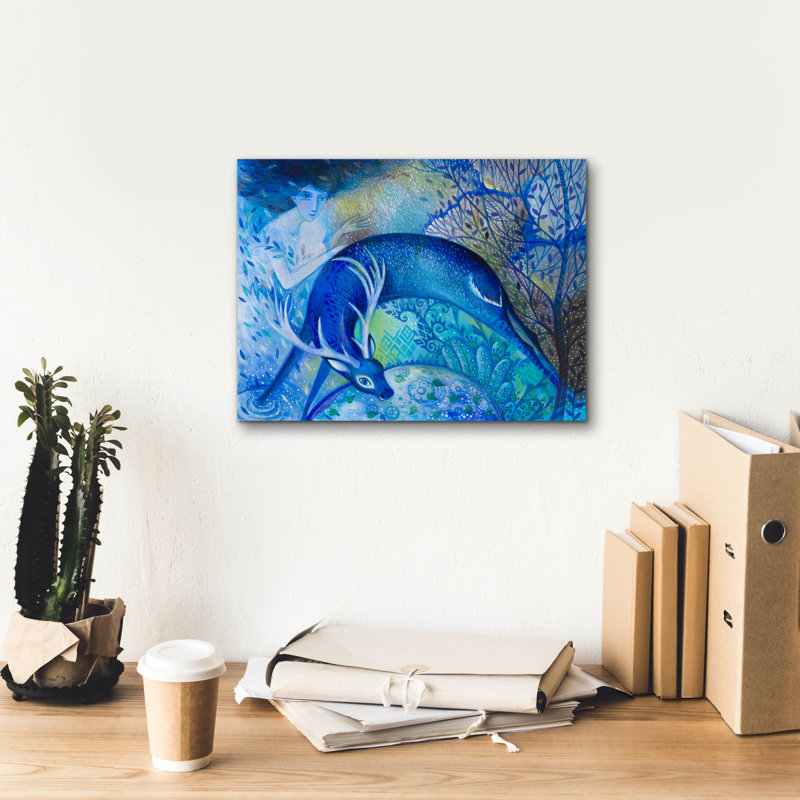 «Cloud» par Oxana Zaika, art mural sur toile, H 12 po x l 16 po x P 0,75 po