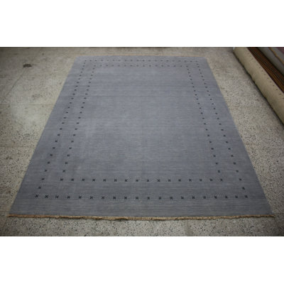 Area Rug | Grey 100% Wool Handloom Rug