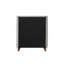 Commode rembourrée 4 tiroirs grise