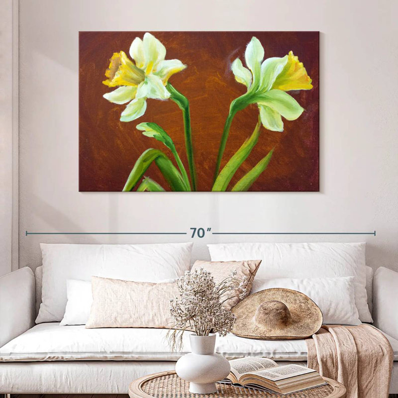 Peinture Harnek Narcissus, H 32 po x l 48 po