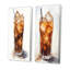Ensemble de 2 impressions murales froides en verre froid-102569994-102569995