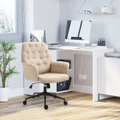 Aubryana Linen Executive Chair