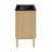 Classe 24" Freestanding Bathroom Vanity in Natural Oak with Black 3-Hole Centerset Sink Top-106955646-106955645